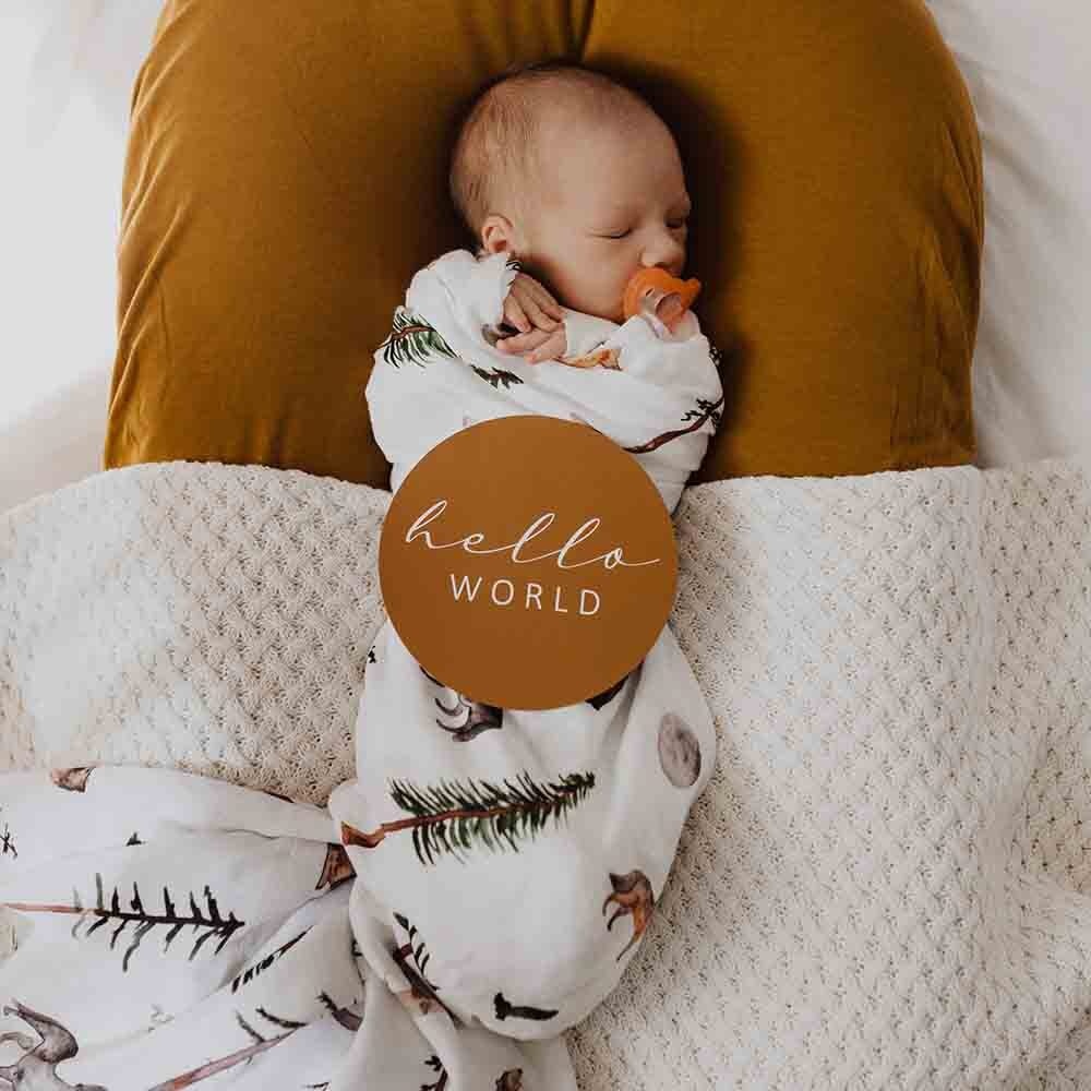 Snuggle Hunny Kids Snuggle Hunny Organic Muslin Wrap - Alpha