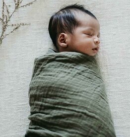Snuggle Hunny Kids Snuggle Hunny Organic Muslin Wrap - Dusty Olive