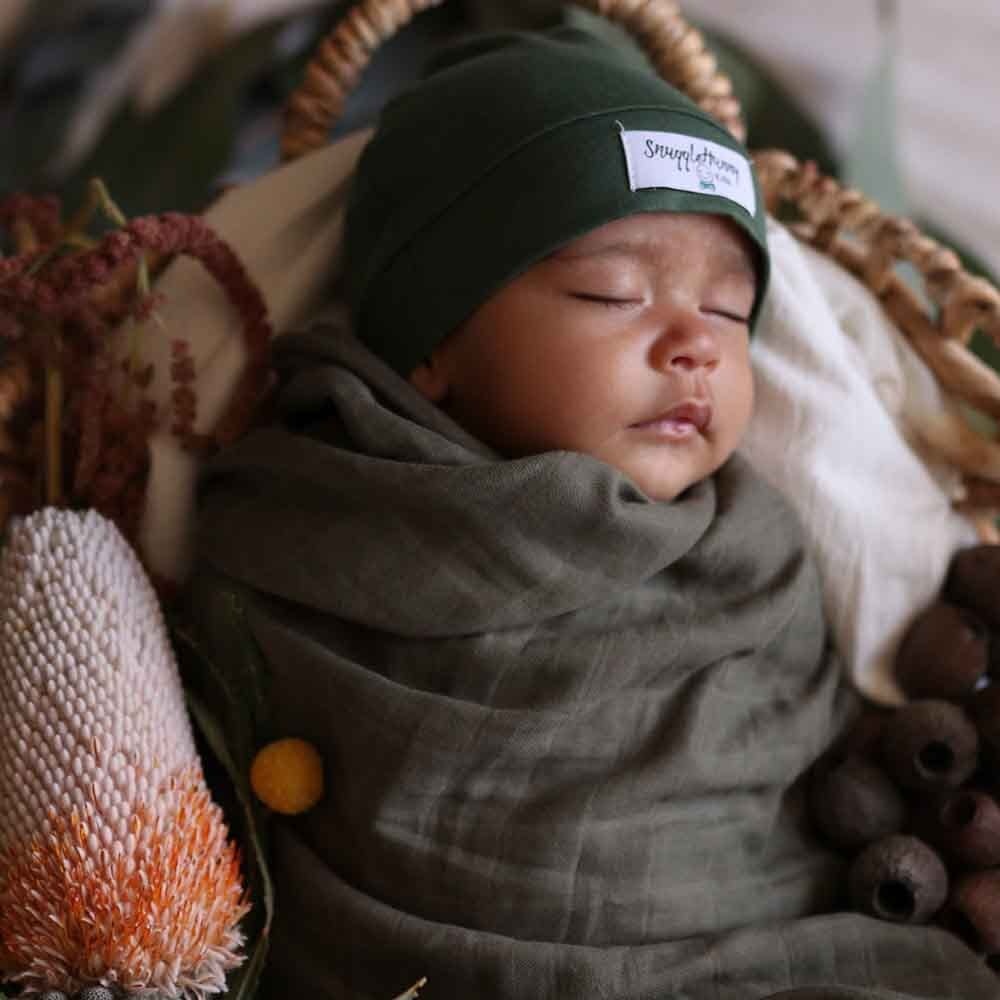 Snuggle Hunny Kids Snuggle Hunny Organic Muslin Wrap - Dusty Olive