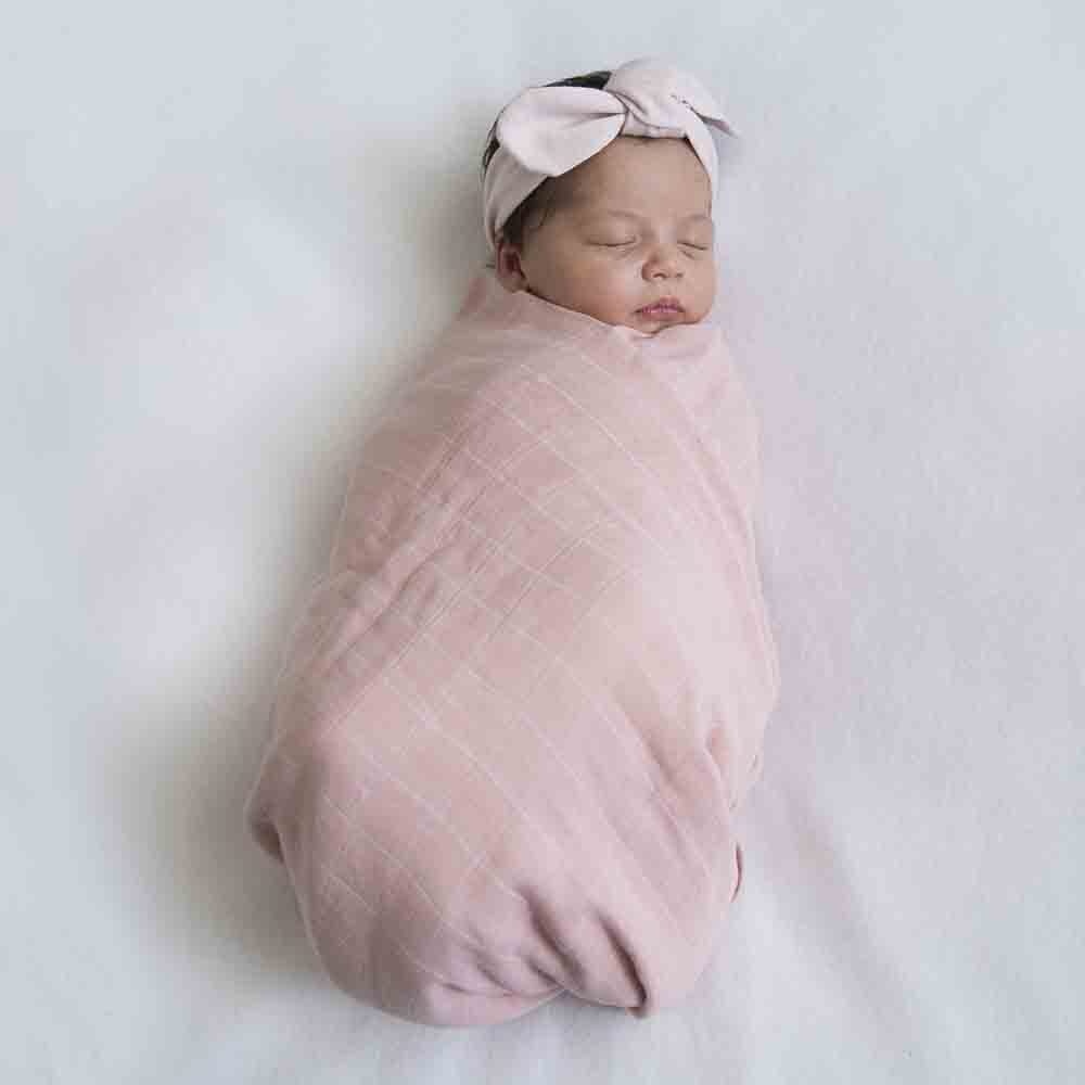 Snuggle Hunny Kids Snuggle Hunny Organic Muslin Wrap - Musk Pink