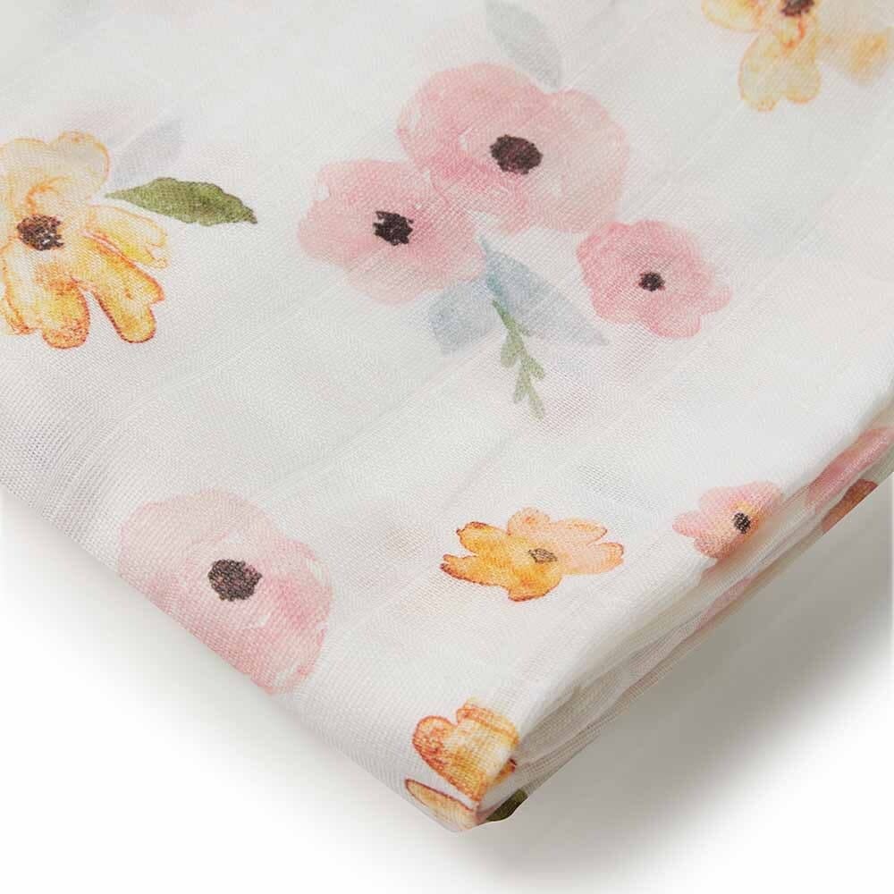 Snuggle Hunny Kids Snuggle Hunny Organic Muslin Wrap - Poppy