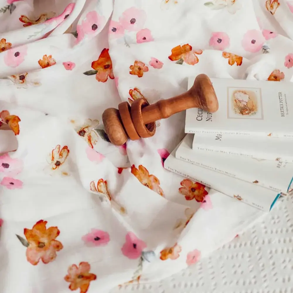 Snuggle Hunny Kids Snuggle Hunny Organic Muslin Wrap - Poppy