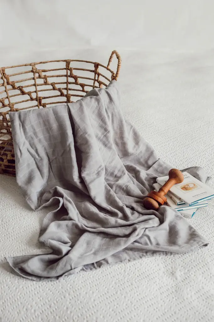 Snuggle Hunny Kids Snuggle Hunny Organic Muslin Wrap - Storm