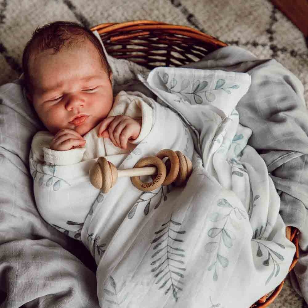 Snuggle Hunny Kids Snuggle Hunny Organic Muslin Wrap - Wild Fern