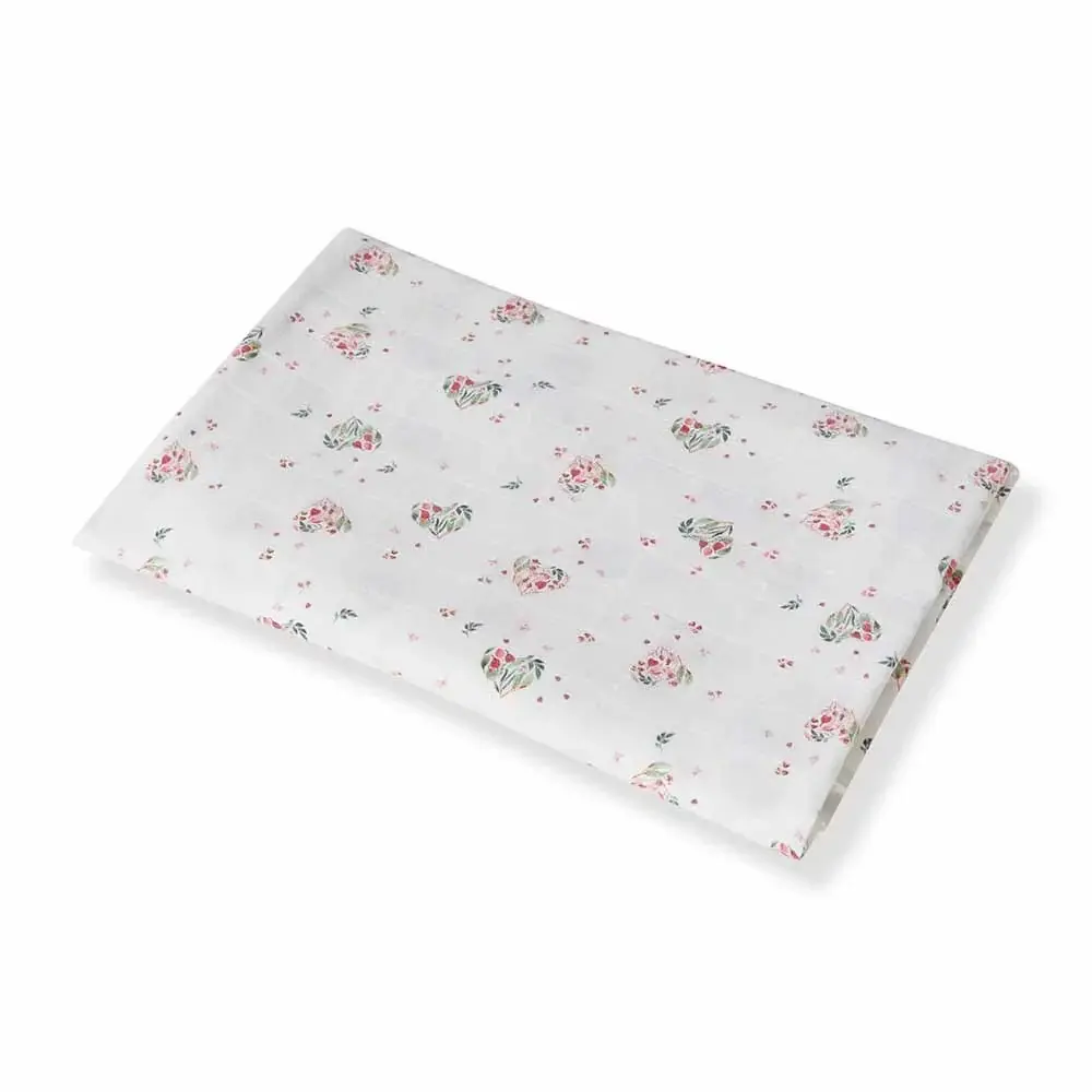 Snuggle Hunny Kids Snuggle Hunny Organic Muslin Wrap - Heart