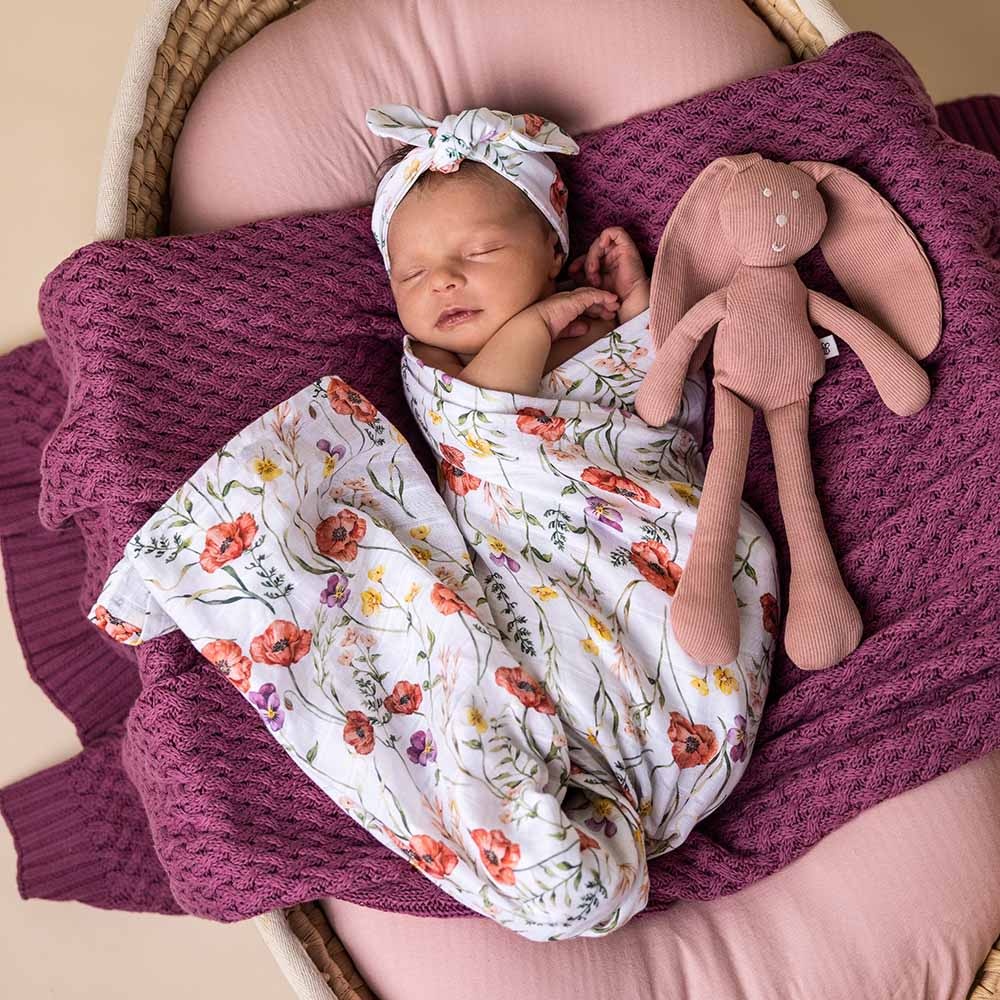 Snuggle Hunny Kids Snuggle Hunny Organic Muslin Wrap - Meadow