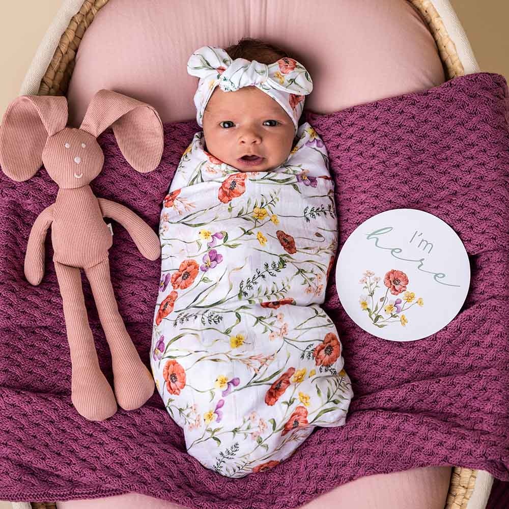 Snuggle Hunny Kids Snuggle Hunny Organic Muslin Wrap - Meadow