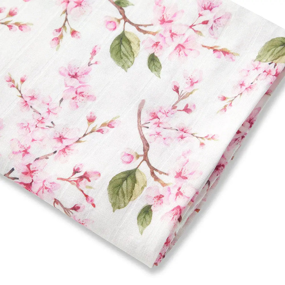 Snuggle Hunny Kids Snuggle Hunny Organic Muslin Wrap - Cherry Blossom