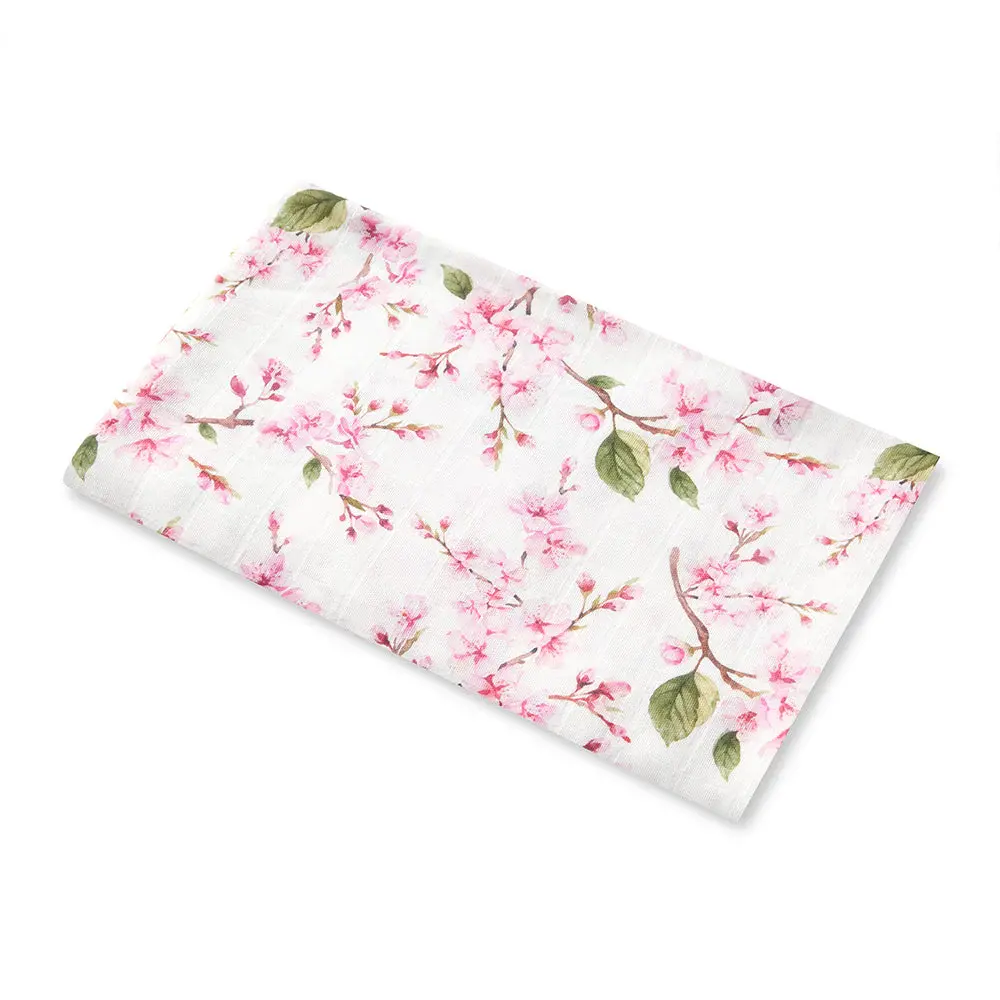 Snuggle Hunny Kids Snuggle Hunny Organic Muslin Wrap - Cherry Blossom