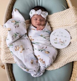 Snuggle Hunny Kids Snuggle Hunny Organic Muslin Wrap - Duck Pond