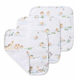 Snuggle Hunny Kids Snuggle Hunny Organic Wash Cloths 3 Pack Duck Pond