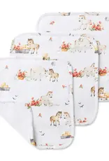 Snuggle Hunny Kids Snuggle Hunny Organic Wash Cloths 3 Pack Pony Pals