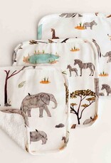 Snuggle Hunny Kids Snuggle Hunny Organic Wash Cloths 3 Pack Safari
