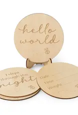Snuggle Hunny Kids Snuggle Hunny Wooden Milestone Cards Busy Bee