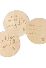 Snuggle Hunny Kids Snuggle Hunny Wooden Milestone Cards Busy Bee