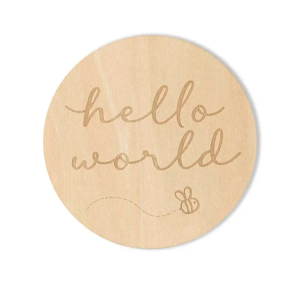Snuggle Hunny Kids Snuggle Hunny Wooden Milestone Cards Busy Bee