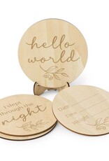 Snuggle Hunny Kids Snuggle Hunny Wooden Milestone Cards Gumleaf