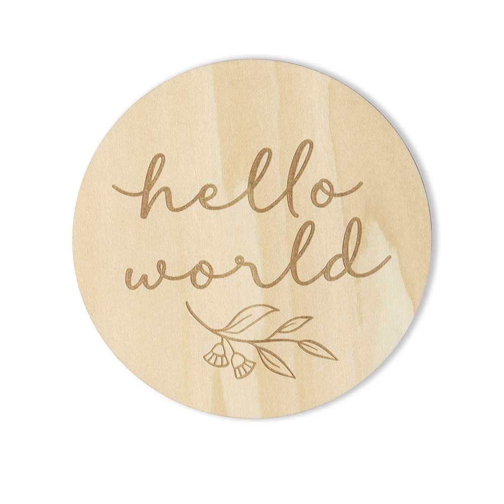 Snuggle Hunny Kids Snuggle Hunny Wooden Milestone Cards Gumleaf