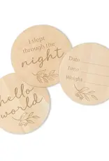 Snuggle Hunny Kids Snuggle Hunny Wooden Milestone Cards Gumleaf