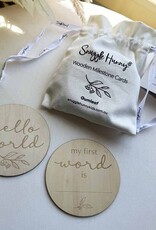 Snuggle Hunny Kids Snuggle Hunny Wooden Milestone Cards Gumleaf