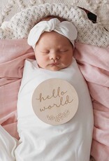 Snuggle Hunny Kids Snuggle Hunny Wooden Milestone Cards Floral