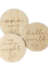 Snuggle Hunny Kids Snuggle Hunny Wooden Milestone Cards Koala