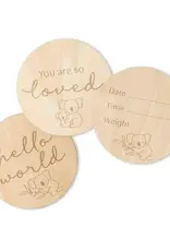 Snuggle Hunny Kids Snuggle Hunny Wooden Milestone Cards Koala