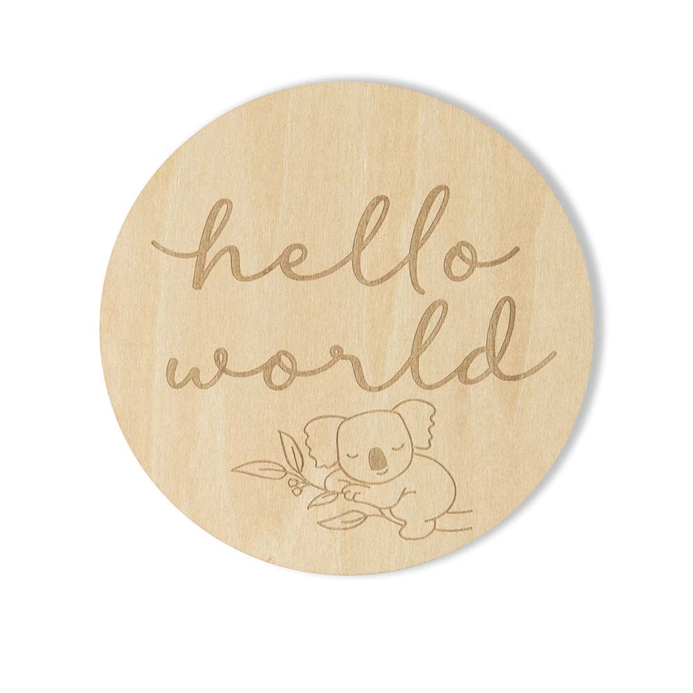 Snuggle Hunny Kids Snuggle Hunny Wooden Milestone Cards Koala
