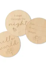 Snuggle Hunny Kids Snuggle Hunny Wooden Milestone Cards Ladybug