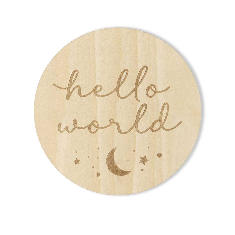 Snuggle Hunny Kids Snuggle Hunny Wooden Milestone Cards Sun & Moon
