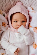 Snuggle Hunny Kids Snuggle Hunny Merino Wool Bonnet & Booties Set - Pink