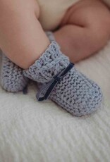 Snuggle Hunny Kids Snuggle Hunny Merino Wool Bonnet & Booties Set - Blue