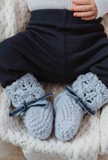 Snuggle Hunny Kids Snuggle Hunny Merino Wool Bonnet & Booties Set - Blue