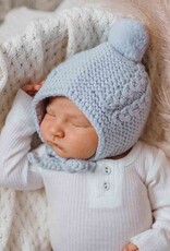 Snuggle Hunny Kids Snuggle Hunny Merino Wool Bonnet & Booties Set - Blue