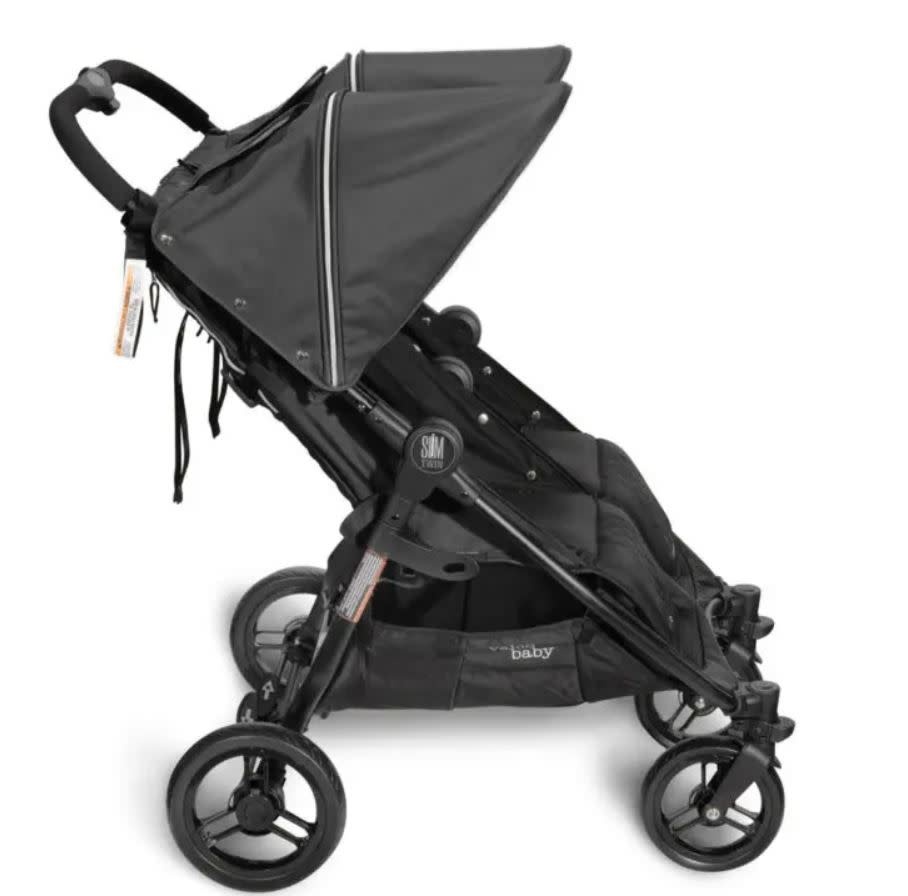 Valco Valco Baby Slim Twin Stroller - Liquorice