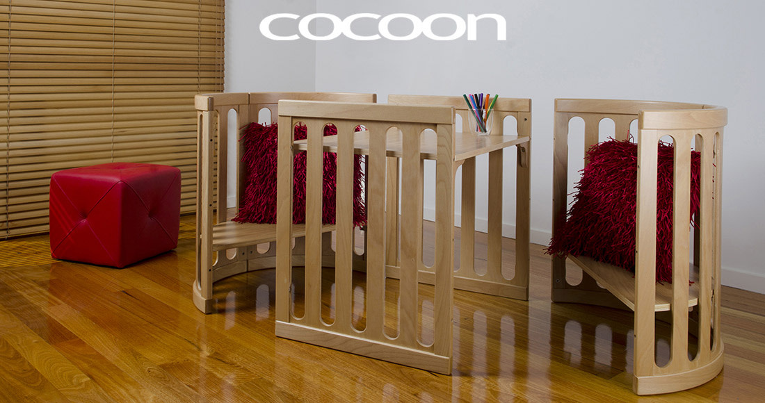Chukles Cocoon Nest Cot (inc Mattress Set)