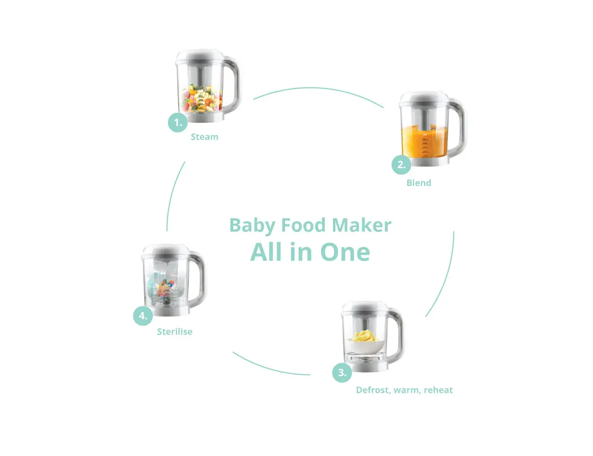 Cherub Baby Cherub Baby Easycook Baby Food Maker & Bottle Sterliser