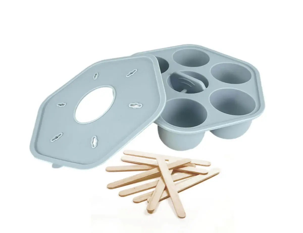 Cherub Baby Cherub Baby Silicone Freezer Tray & Popsicle Molds Duck Egg