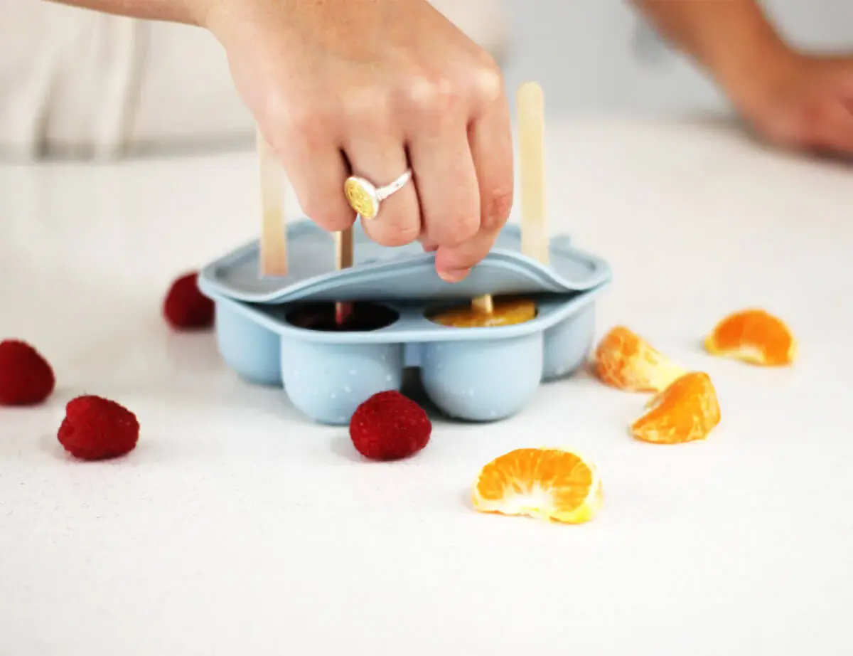 Cherub Baby Cherub Baby Silicone Freezer Tray & Popsicle Molds Duck Egg