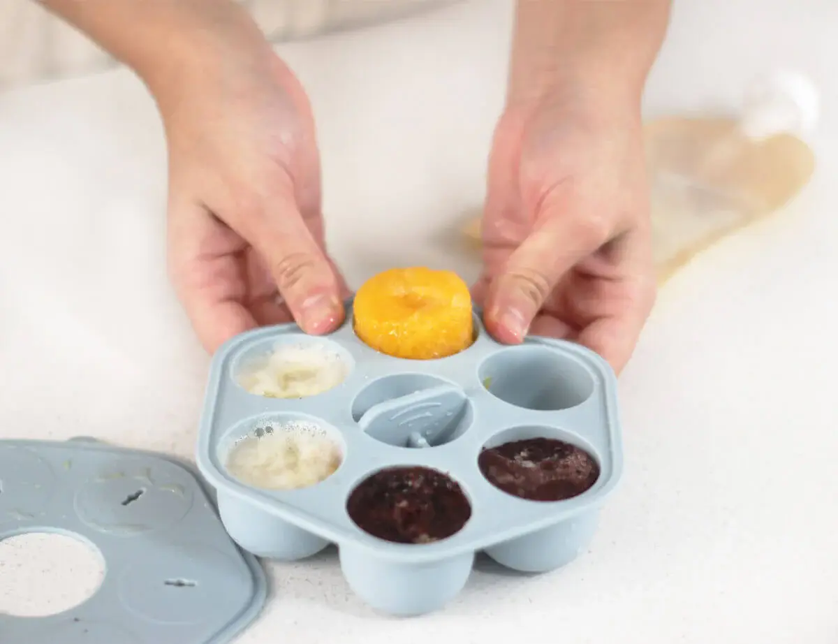 Cherub Baby Cherub Baby Silicone Freezer Tray & Popsicle Molds Duck Egg