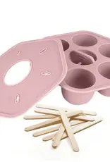 Cherub Baby Cherub Baby Silicone Freezer Tray & Popsicle Molds Dusty Rose