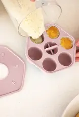 Cherub Baby Cherub Baby Silicone Freezer Tray & Popsicle Molds Dusty Rose