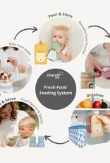 Cherub Baby Cherub Baby Silicone Freezer Tray & Popsicle Molds Sage