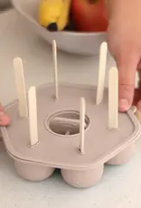 Cherub Baby Cherub Baby Silicone Freezer Tray & Popsicle Molds Sand