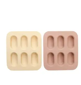 Cherub Baby Cherub Baby Silicone Nibble Freezer Tray 2pk - Dusty Rose / Sand