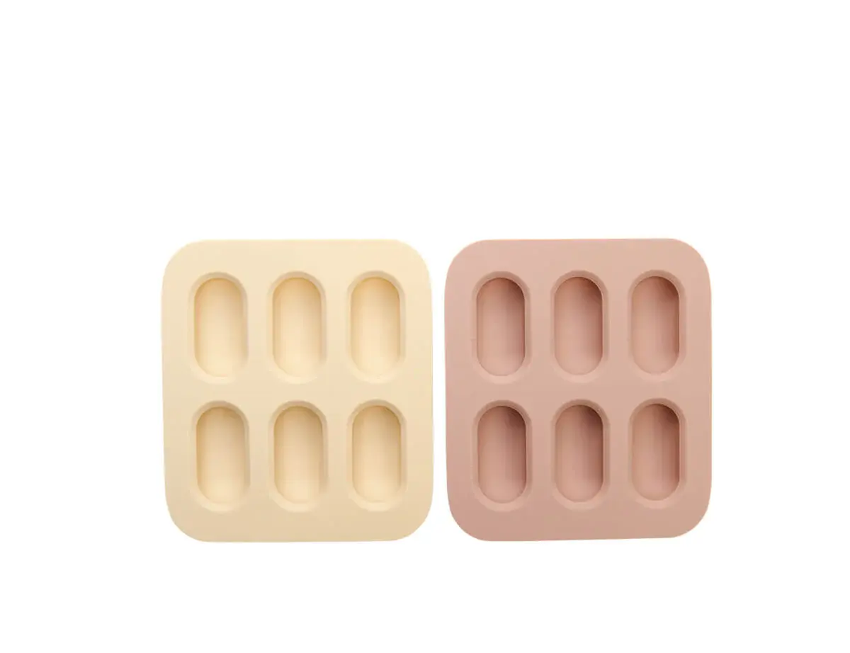 Cherub Baby Cherub Baby Silicone Nibble Freezer Tray 2pk - Dusty Rose / Sand