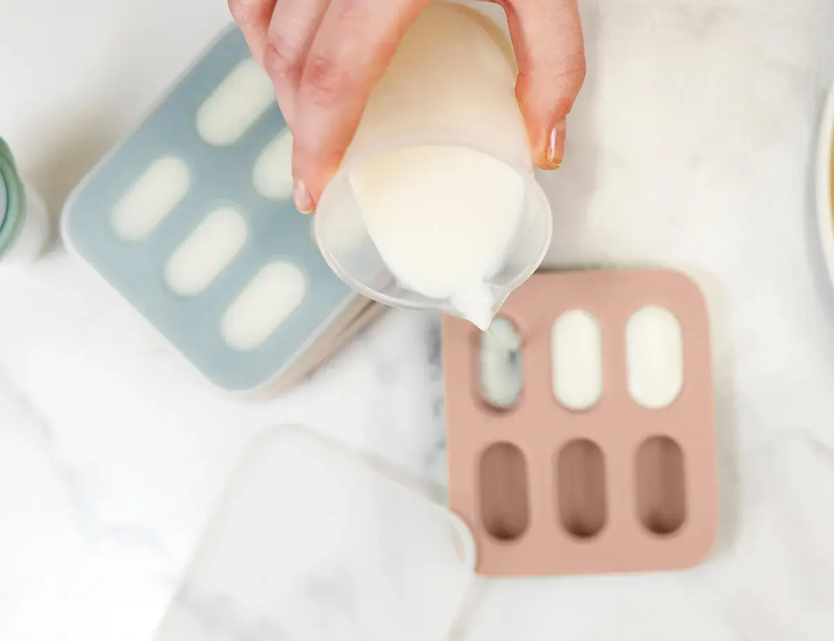 Cherub Baby Cherub Baby Silicone Nibble Freezer Tray 2pk - Dusty Rose / Sand