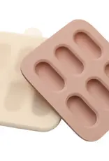 Cherub Baby Cherub Baby Silicone Nibble Freezer Tray 2pk - Dusty Rose / Sand