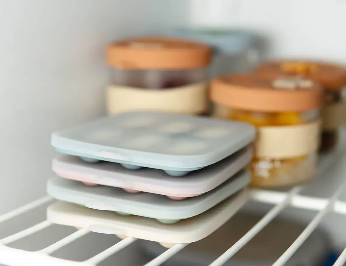 Cherub Baby Cherub Baby Silicone Nibble Freezer Tray 2pk - Dusty Rose / Sand