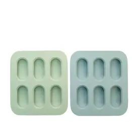 Cherub Baby Cherub Baby Silicone Nibble Freezer Tray 2pk - Cerulean / Sage